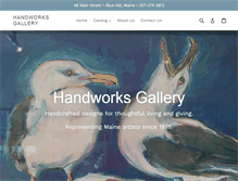 Tablet Screenshot of handworksgallery.org