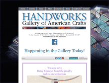 Tablet Screenshot of handworksgallery.net